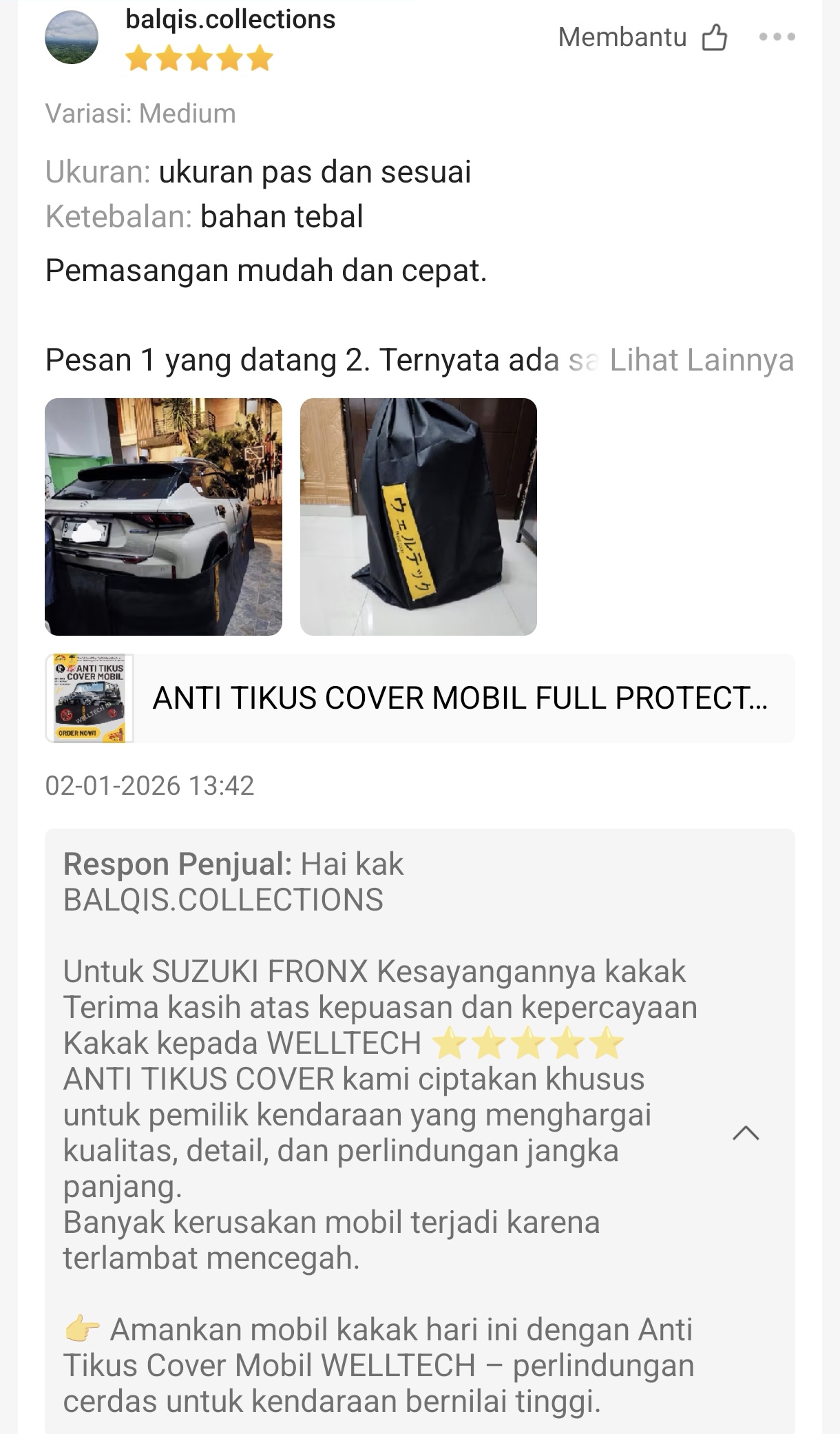 Review Pelanggan 20
